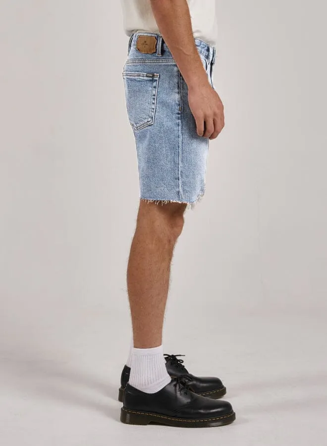 Destroyed Bones Denim Short - Ash Blue sold by Thrills product image thumbnail 4