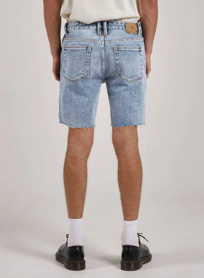Destroyed Bones Denim Short - Ash Blue sold by Thrills product image thumbnail 2