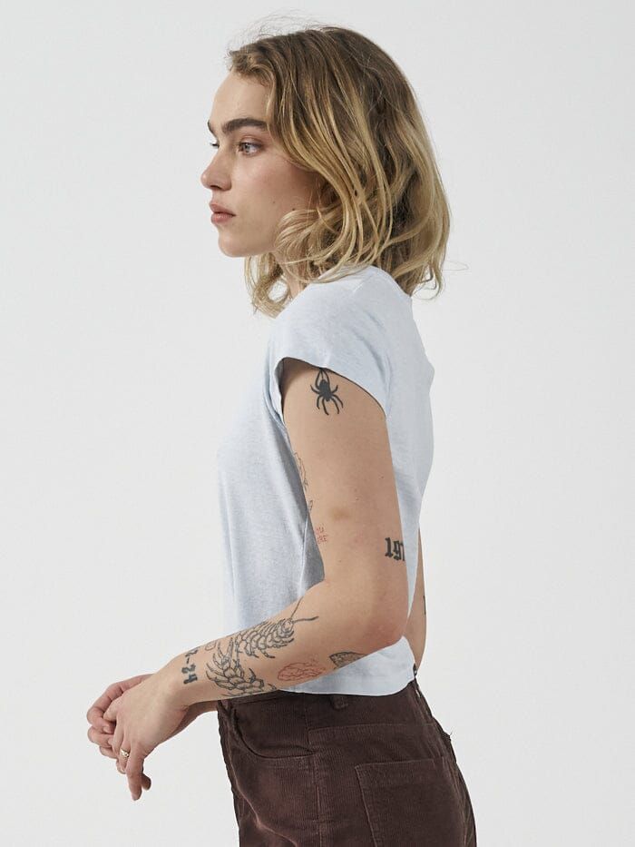 Delia Hemp Mini Tee - Baby Blue sold by Thrills product image thumbnail 3