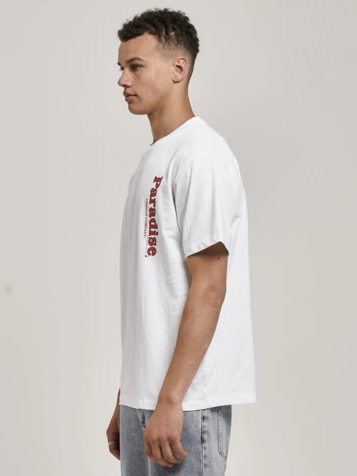 King Of Paradise Merch Fit Tee - White sold by Thrills product image thumbnail 3