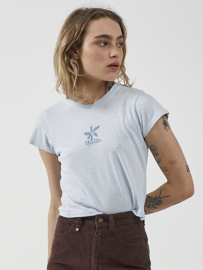 Delia Hemp Mini Tee - Baby Blue sold by Thrills product image thumbnail 4