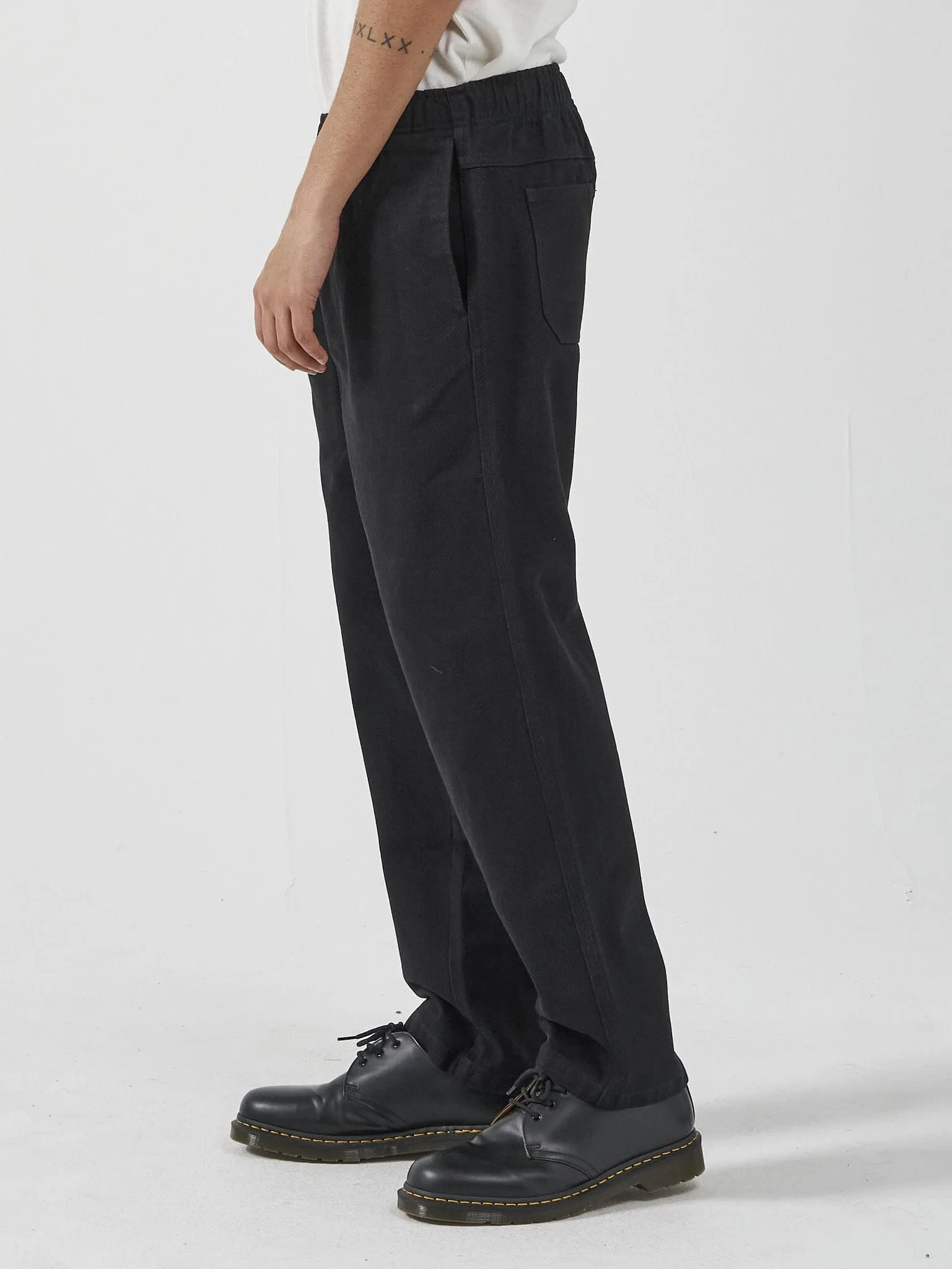 Slacker Elastic Surf Pant - Black sold by Thrills product image thumbnail 3