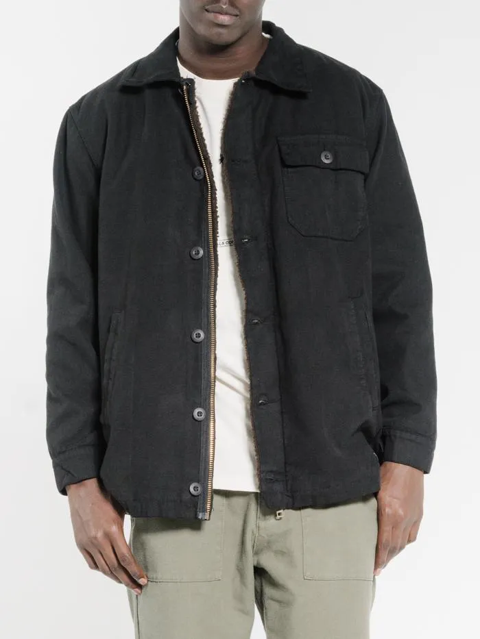 Legion Sherpa Jacket - Black sold by Thrills