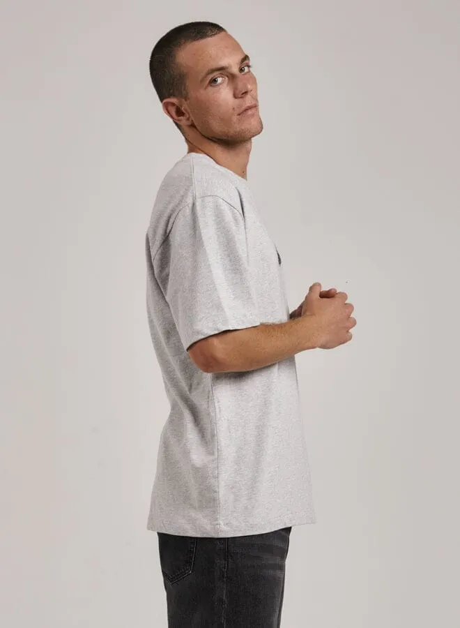 Coat Of Thrills Oversize Fit Tee - Snow Marle sold by Thrills product image thumbnail 5