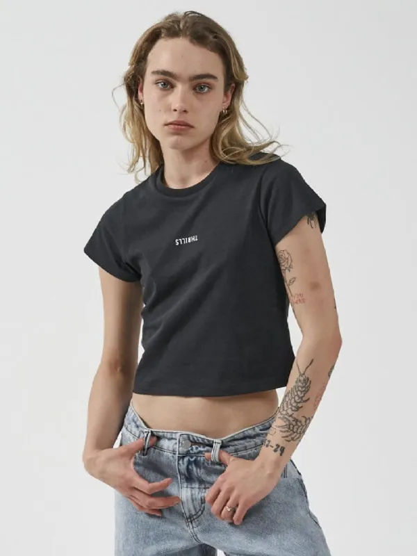 Minimal Thrills Mini Tee - Washed Black sold by Thrills