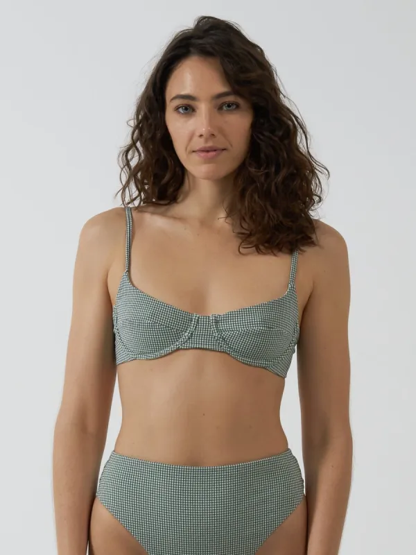 Levitation Underwire Bikini Top - Pistachio sold by Thrills