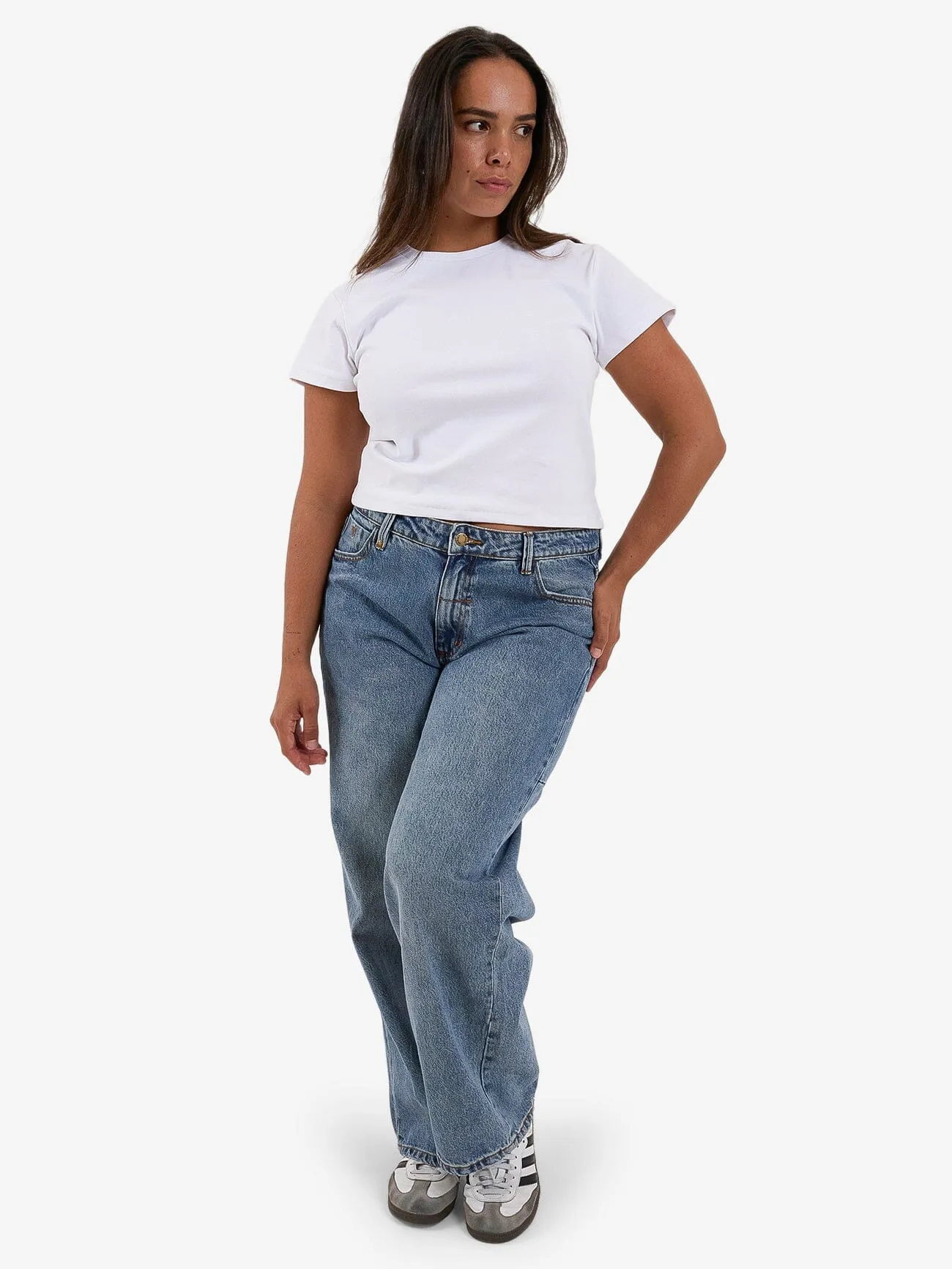 Minimal Thrills Mini Tee - White sold by Thrills product image thumbnail 5