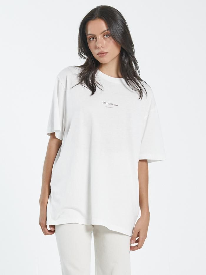 Thrills Stamp Merch Fit Tee - Tofu sold by Thrills