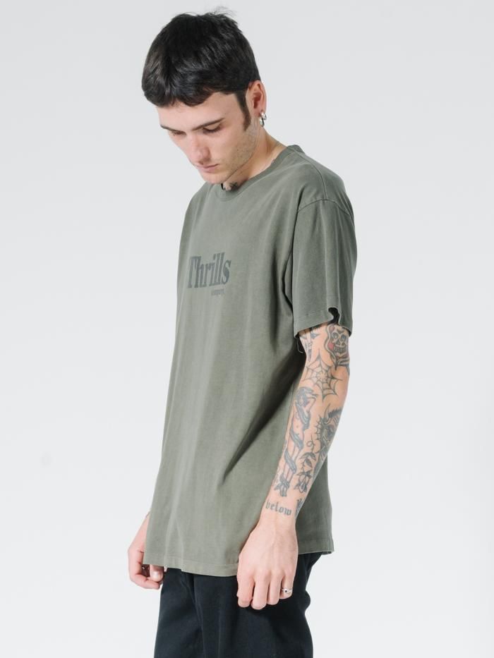 OPS Box Fit Tee - Military sold by Thrills product image thumbnail 5