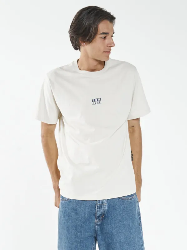 Thrills Stack Merch Fit Tee - Heritage White sold by Thrills