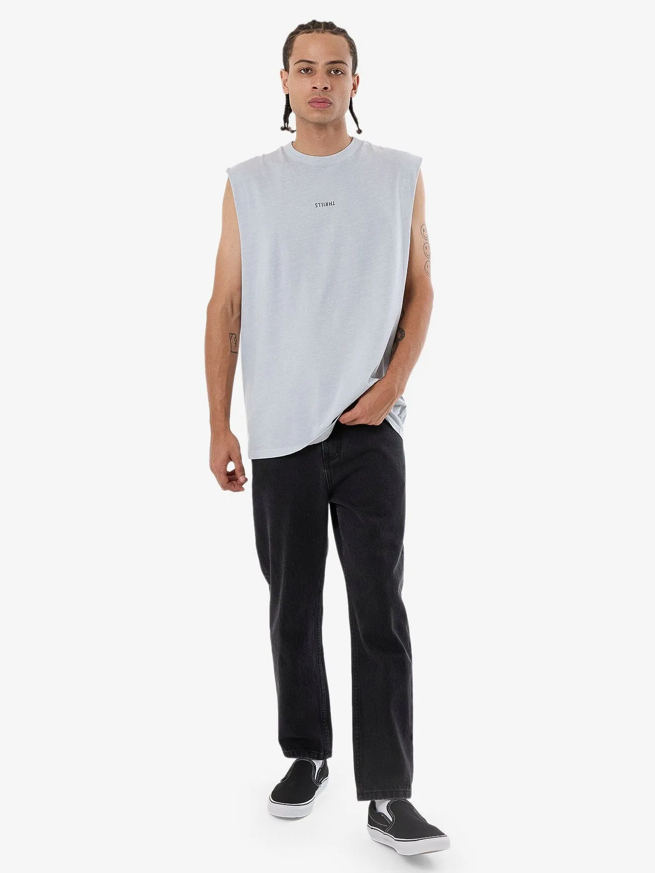 Minimal Thrills Merch Fit Muscle Tee - Iceberg sold by Thrills product image thumbnail 5