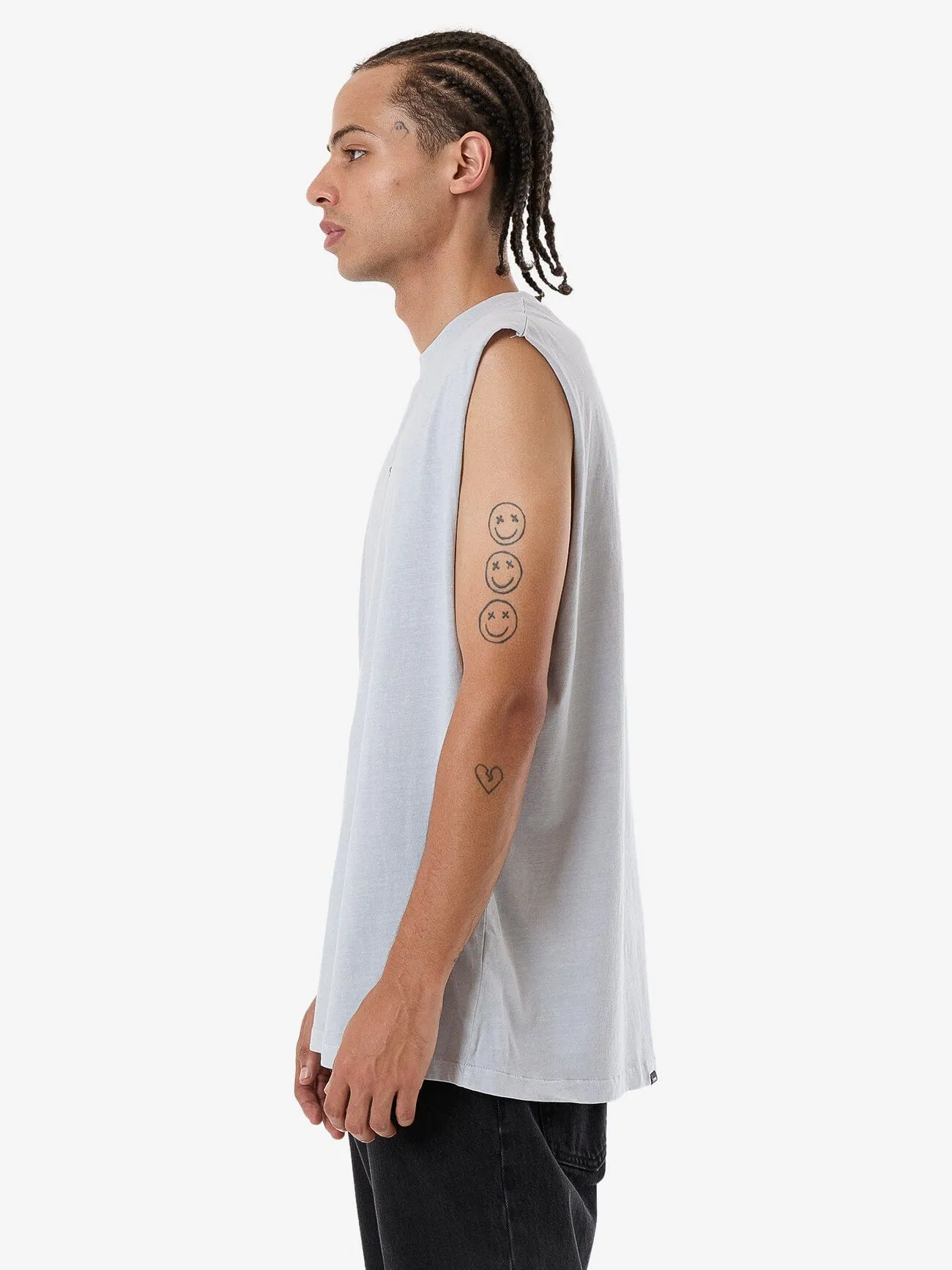 Minimal Thrills Merch Fit Muscle Tee - Iceberg sold by Thrills product image thumbnail 3