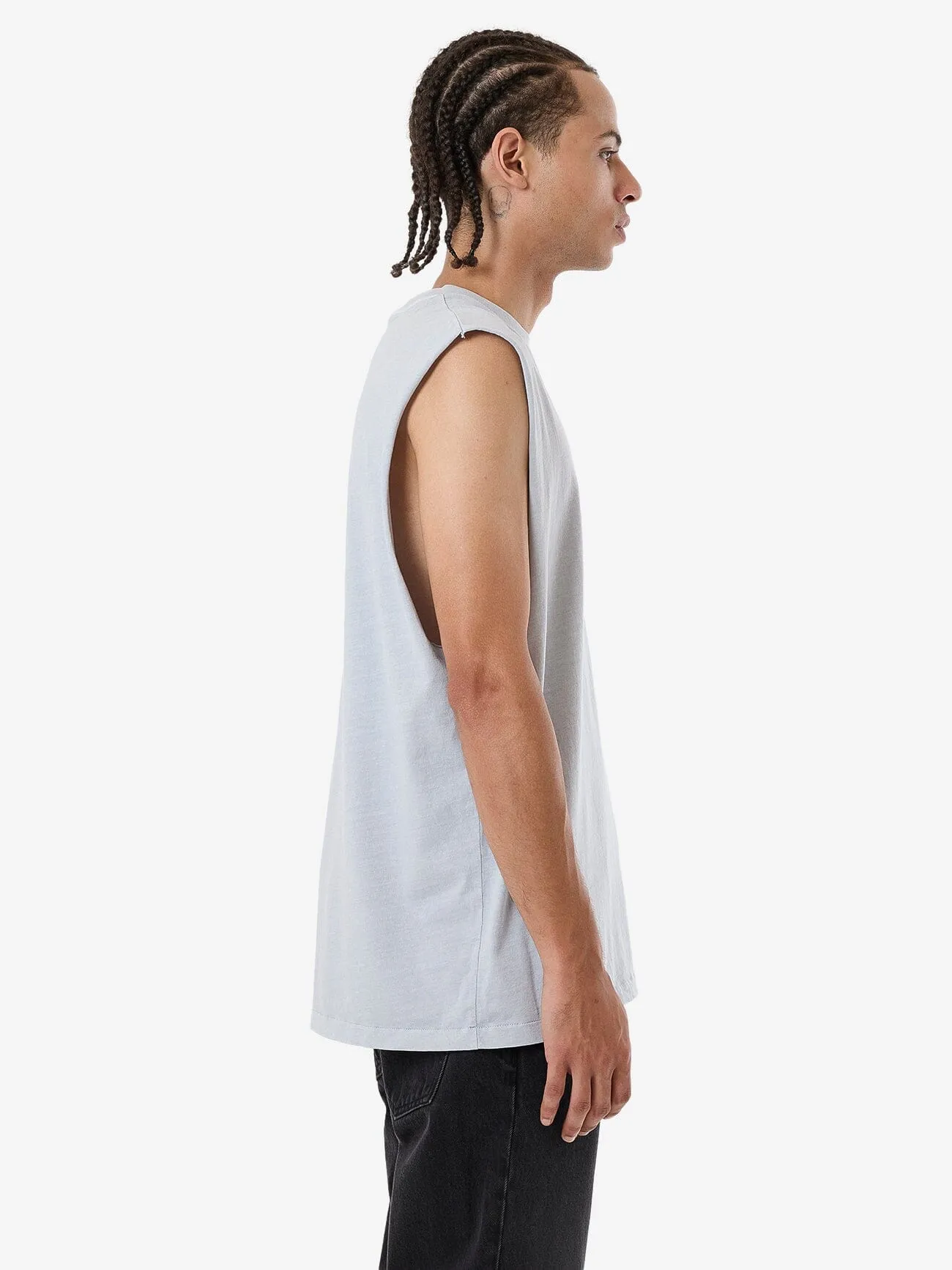 Minimal Thrills Merch Fit Muscle Tee - Iceberg sold by Thrills product image thumbnail 4