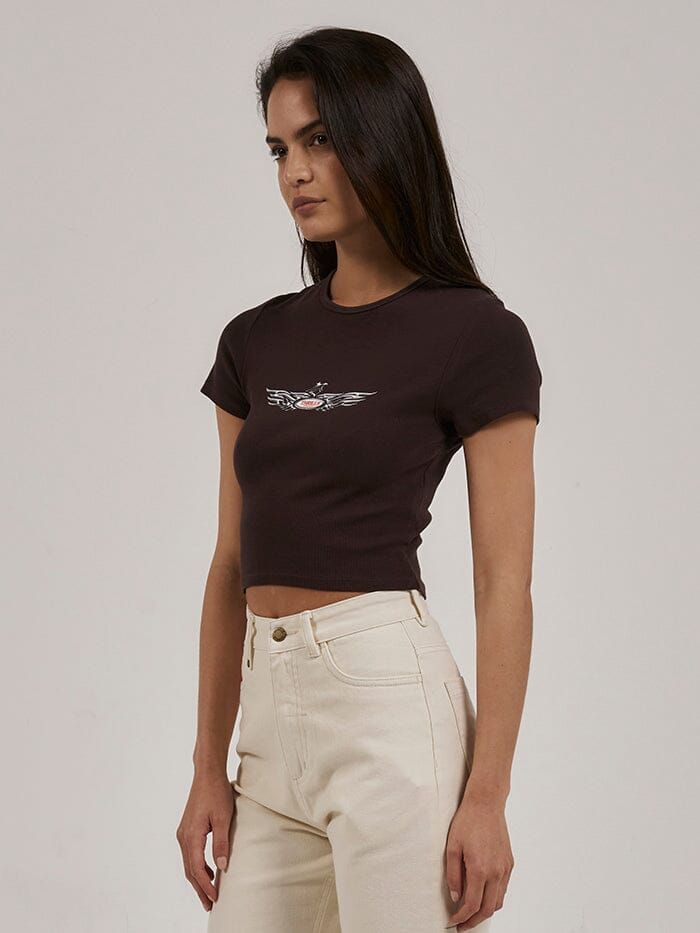 Laid Back Baby Tee - Postal Brown sold by Thrills product image thumbnail 3