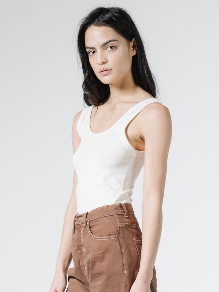 Thrills Unseen Retro Tank - Unbleached sold by Thrills product image thumbnail 4