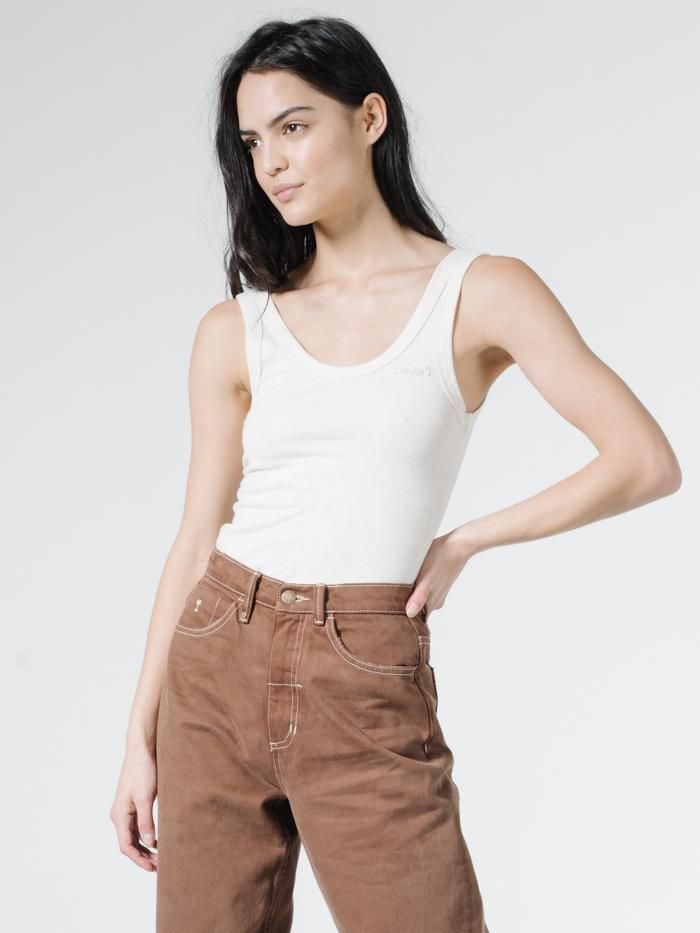 Thrills Unseen Retro Tank - Unbleached sold by Thrills product image thumbnail 5