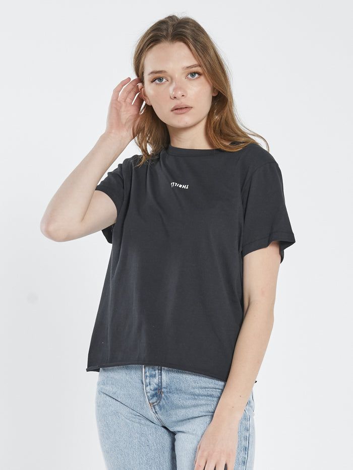 Minimal Thrills Relaxed Tee - Washed Black sold by Thrills product image thumbnail 3