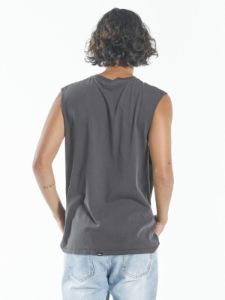 Monumental Thrills Merch Fit Muscle Tee - Vintage Black sold by Thrills
