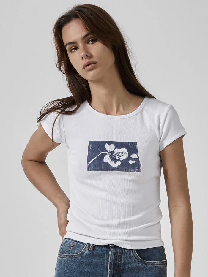 Paradox of Paradise Cap Sleeve Tee - White sold by Thrills product image thumbnail 5