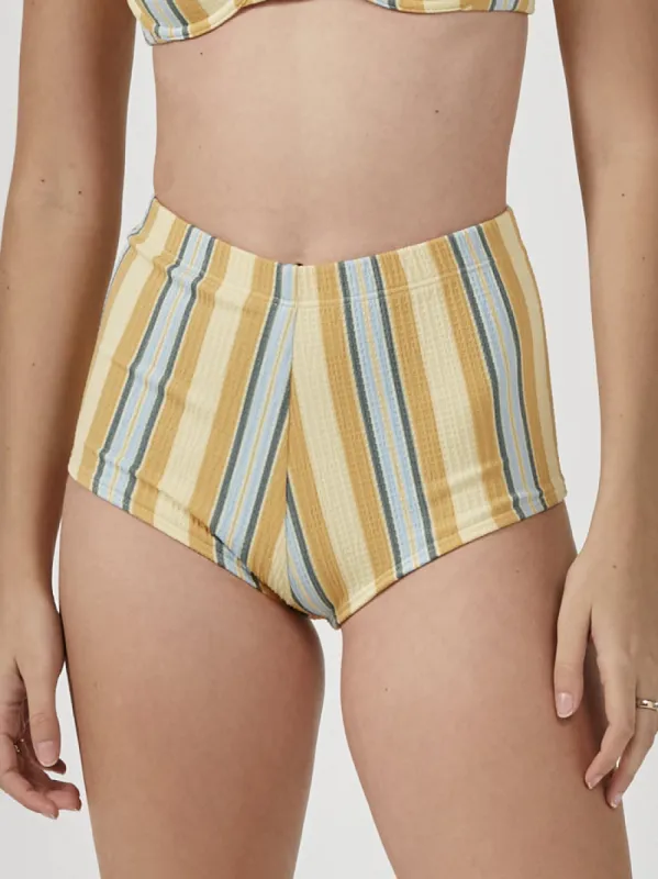 Salon Boy Leg Bikini Bottom - Citrus sold by Thrills