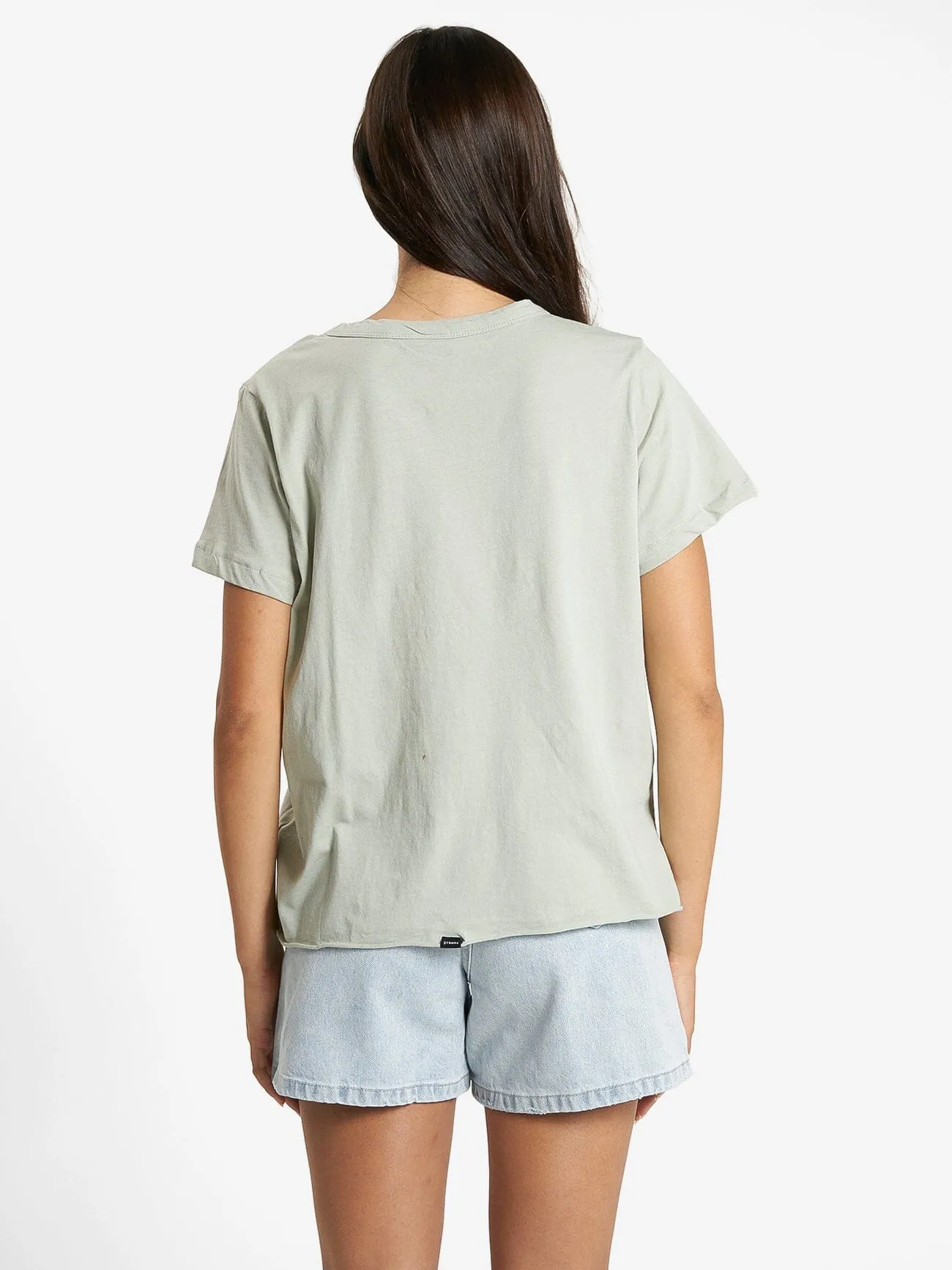 Minimal Thrills Relaxed Tee - Sage Grey sold by Thrills product image thumbnail 3