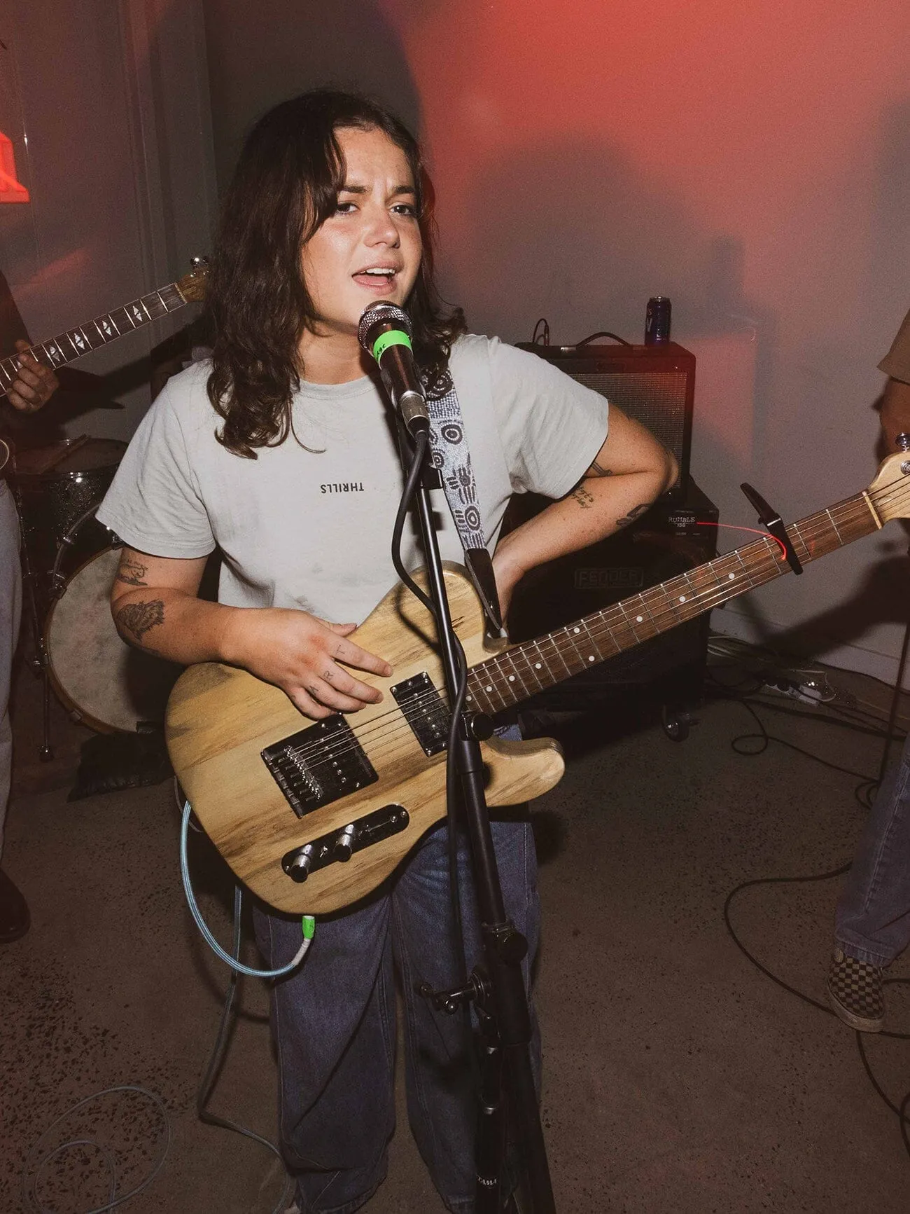 Minimal Thrills Relaxed Tee - Sage Grey sold by Thrills