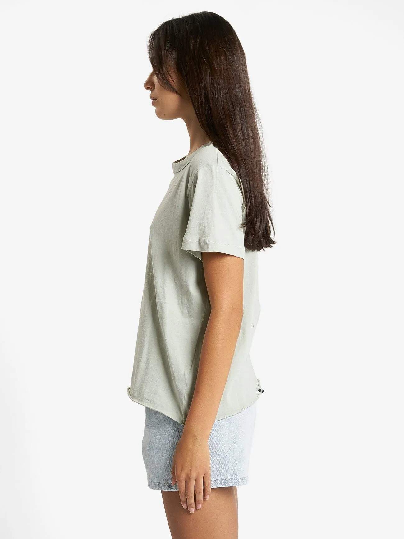 Minimal Thrills Relaxed Tee - Sage Grey sold by Thrills product image thumbnail 4