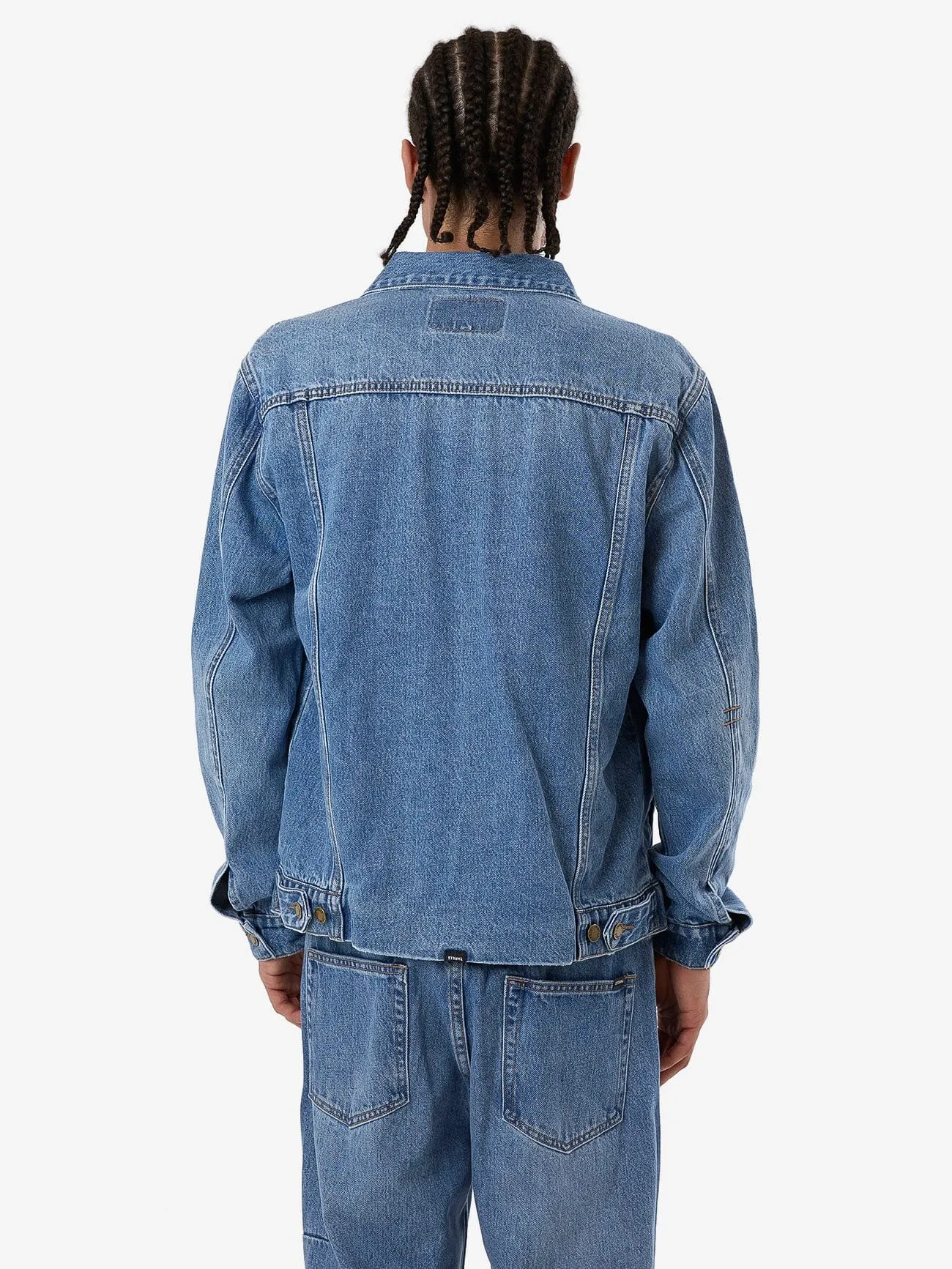 Canyon Oversized Denim Jacket - Dark Dust Blue sold by Thrills product image thumbnail 2