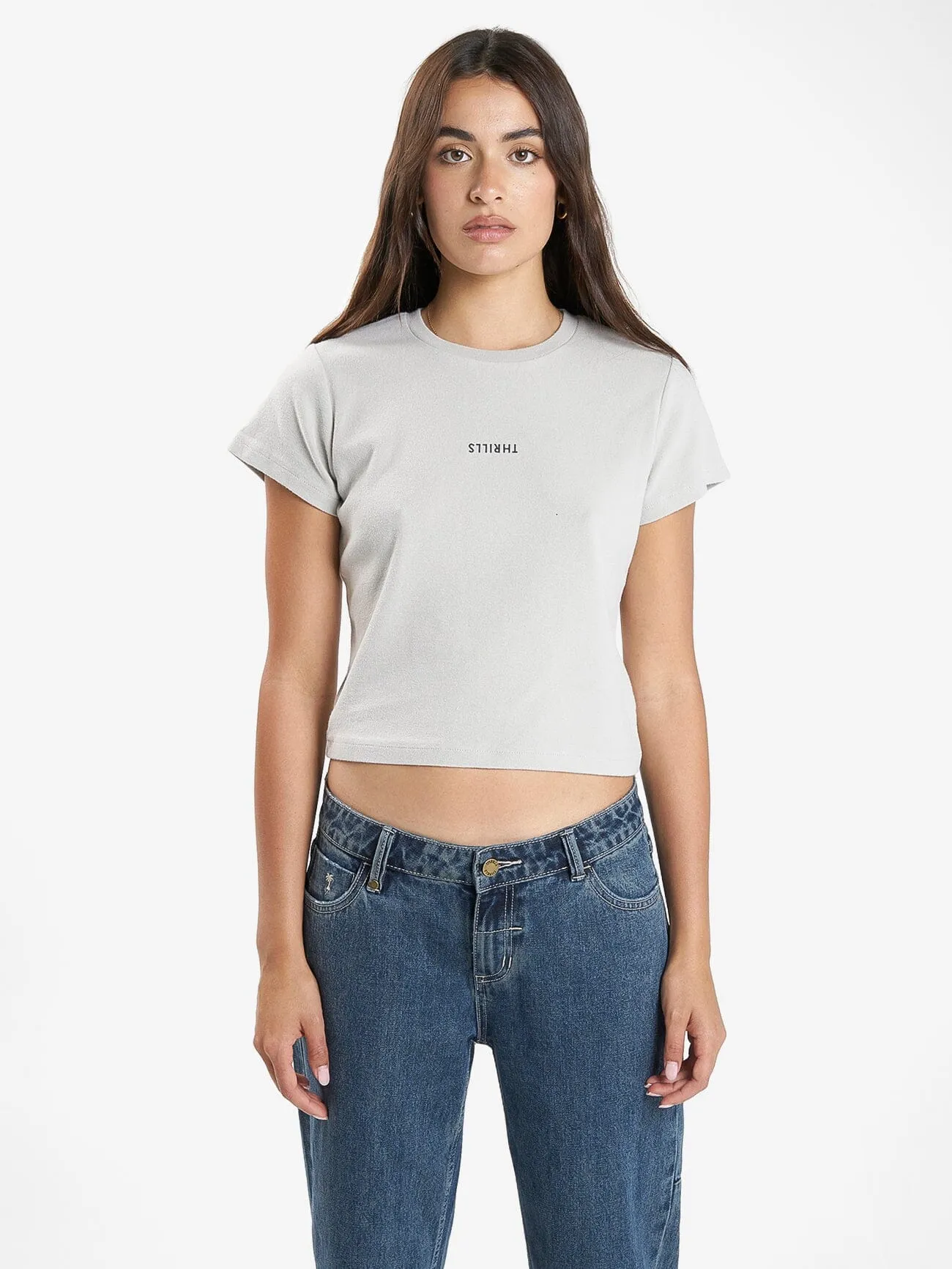 Minimal Thrills Mini Tee - Oyster Grey sold by Thrills