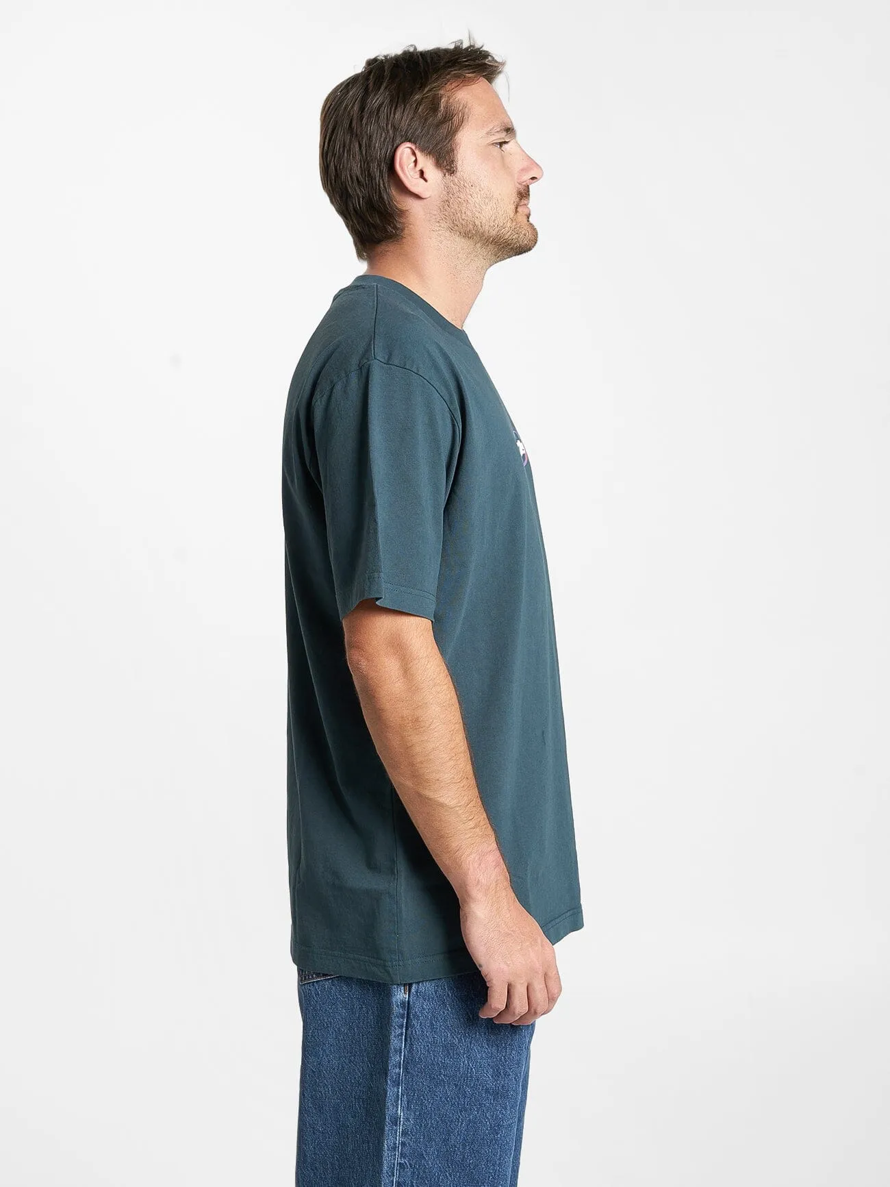 Westside Oversize Fit Tee - Jasper Green sold by Thrills product image thumbnail 3