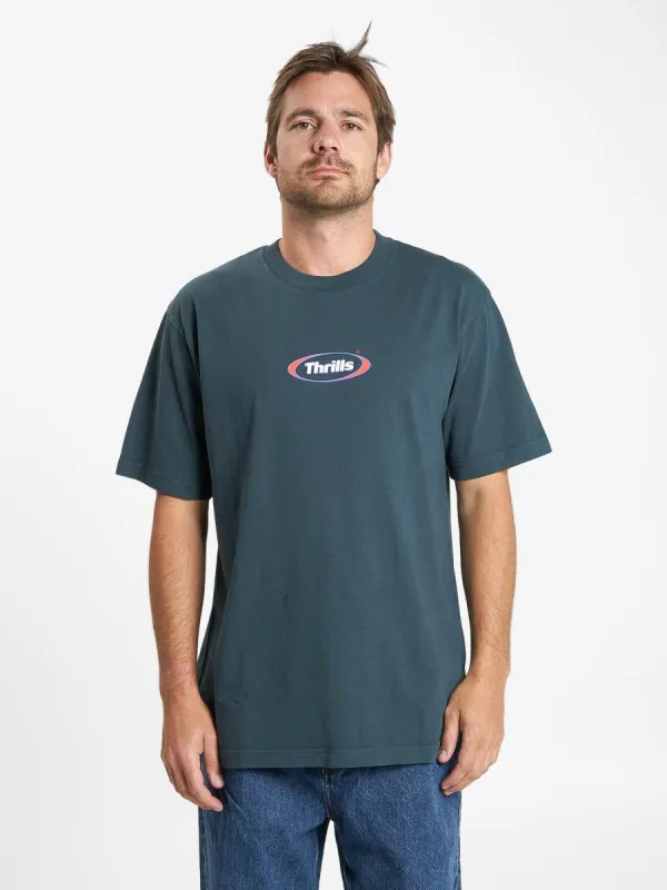 Westside Oversize Fit Tee - Jasper Green sold by Thrills