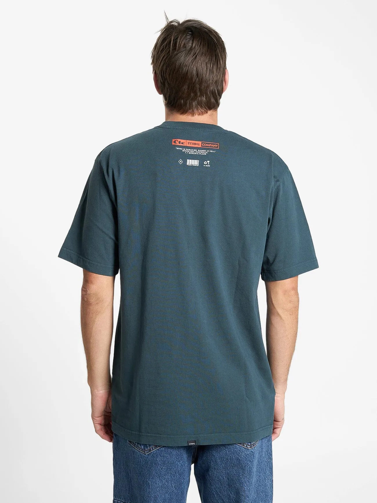 Westside Oversize Fit Tee - Jasper Green sold by Thrills product image thumbnail 2