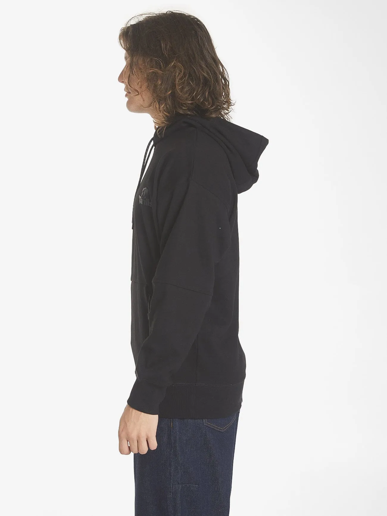 Underground Slouch Pull On Hood - Black sold by Thrills product image thumbnail 4