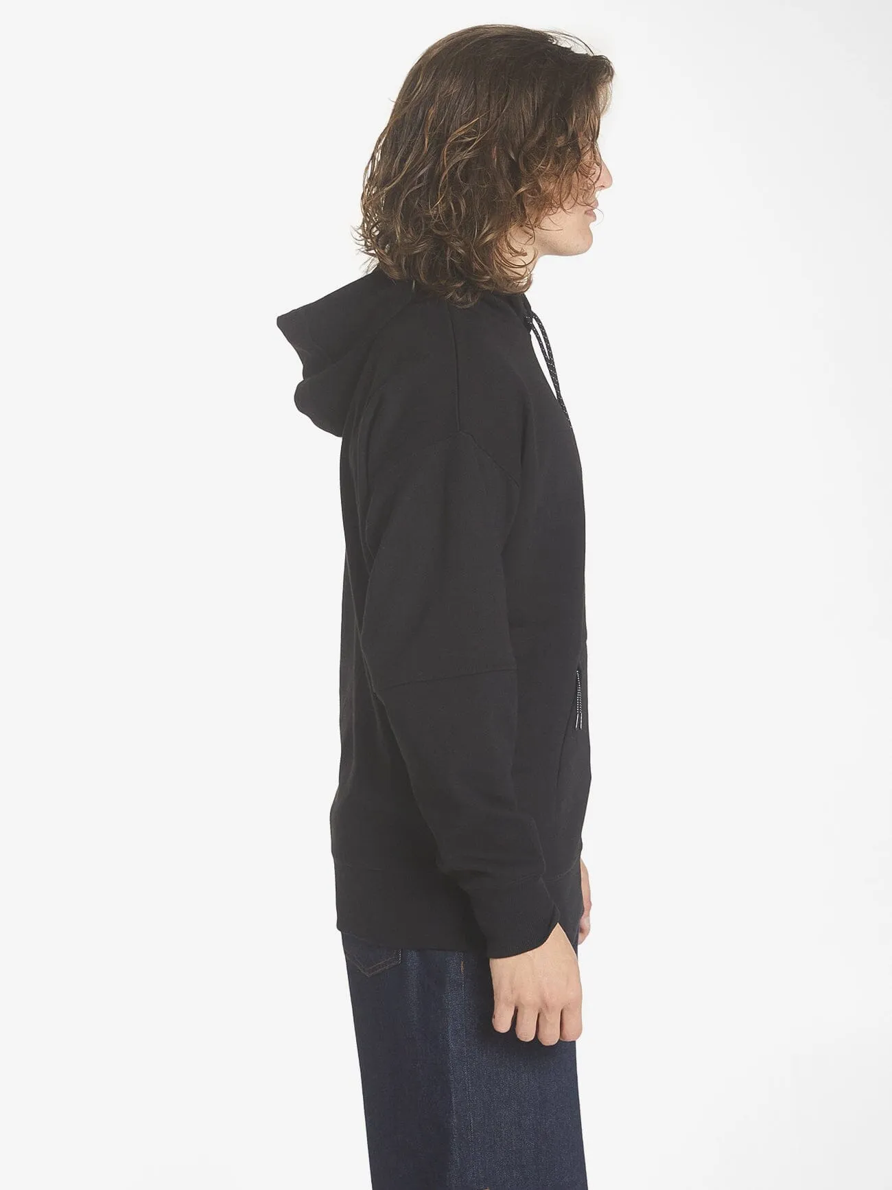 Underground Slouch Pull On Hood - Black sold by Thrills product image thumbnail 3