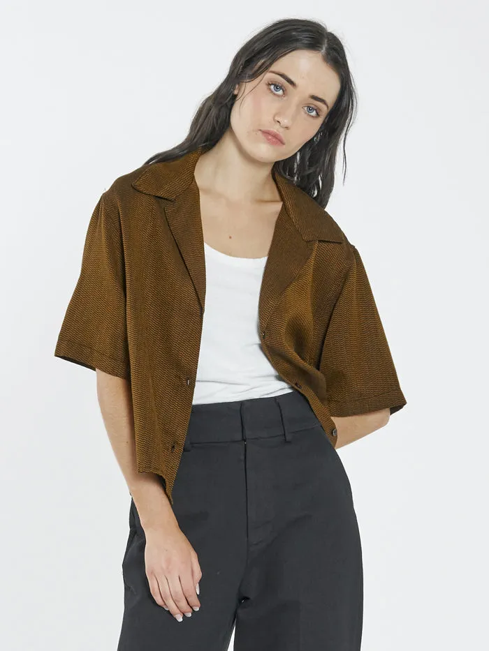 Restraint Bowling Shirt - Gold sold by Thrills product image thumbnail 3