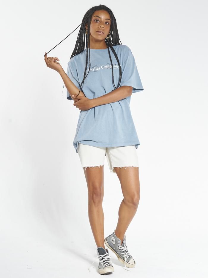 Strange Days Merch Fit Tee - Steel Blue sold by Thrills product image thumbnail 5