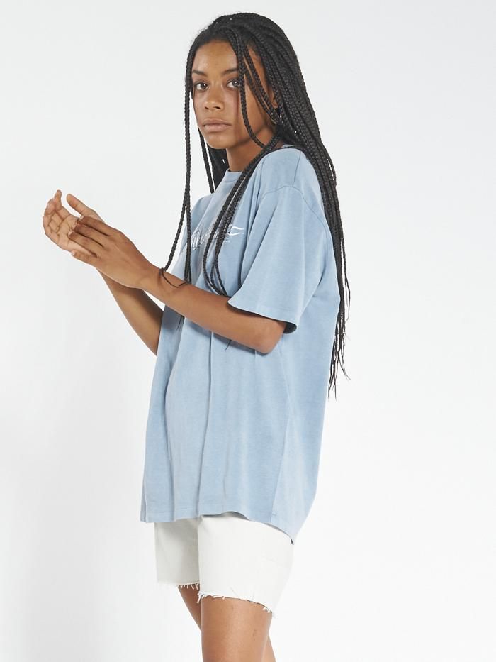Strange Days Merch Fit Tee - Steel Blue sold by Thrills product image thumbnail 4