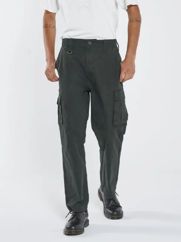 Slacker Cargo Pant - Oil Green sold by Thrills
