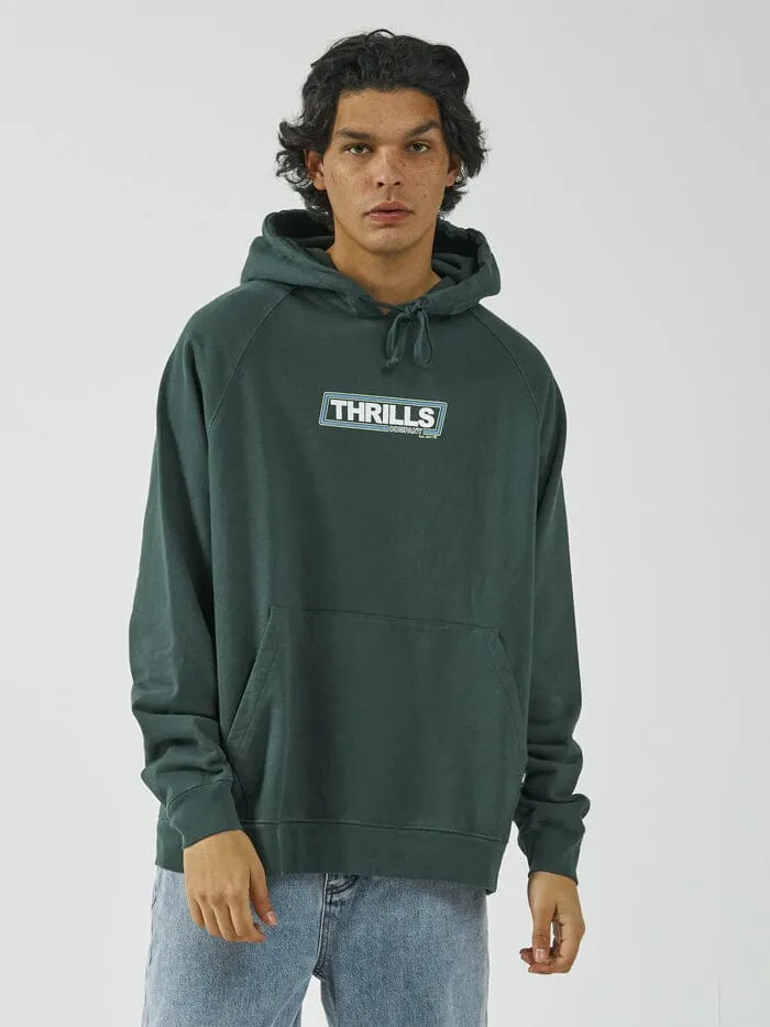 Varsity Raglan Pull On Hood - Sycamore sold by Thrills