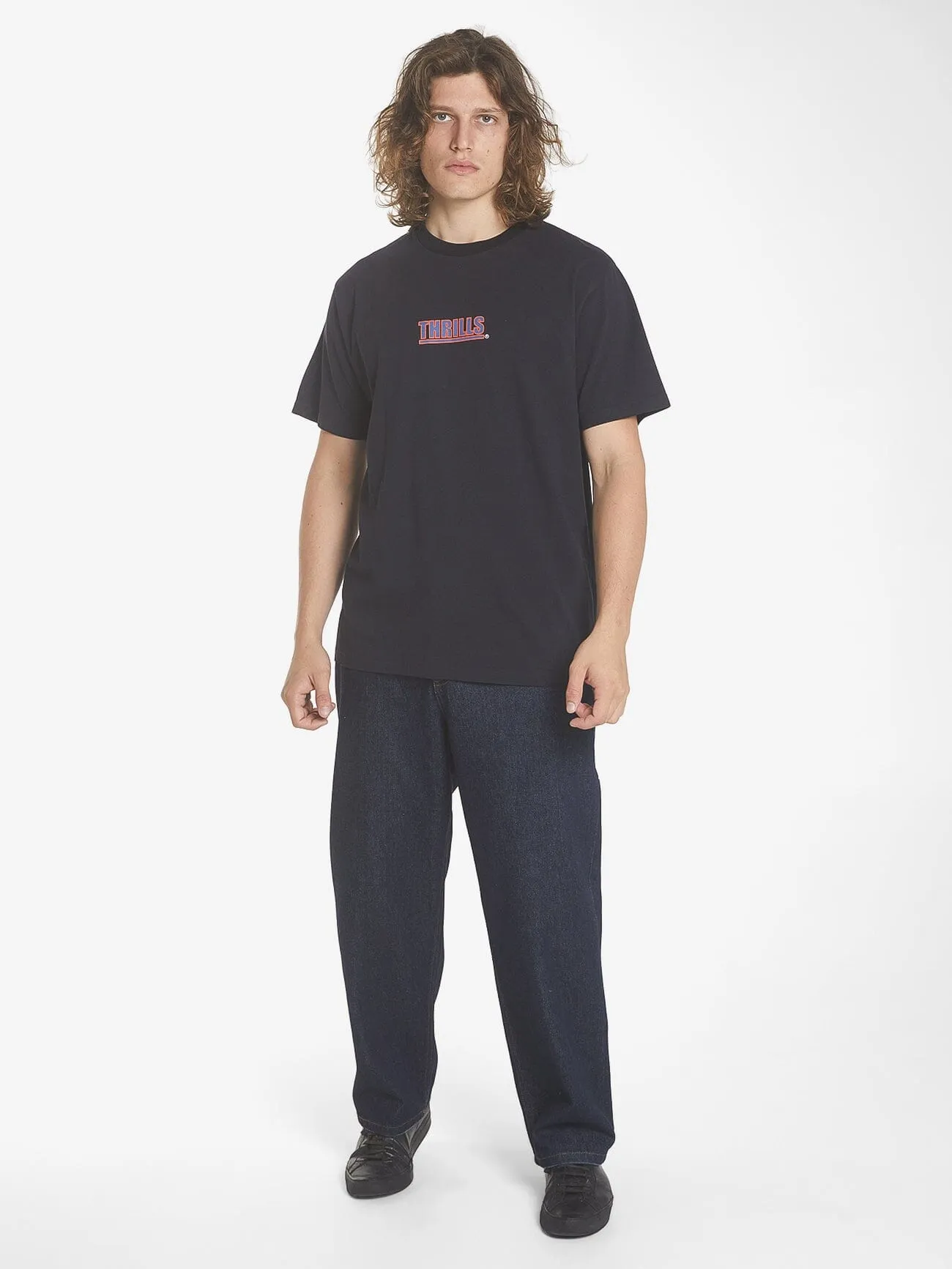 Logic Merch Fit Tee - Dark Navy sold by Thrills product image thumbnail 5