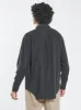 Hemp Minimal Thrills Oversized Long Sleeve Shirt - Black sold by Thrills