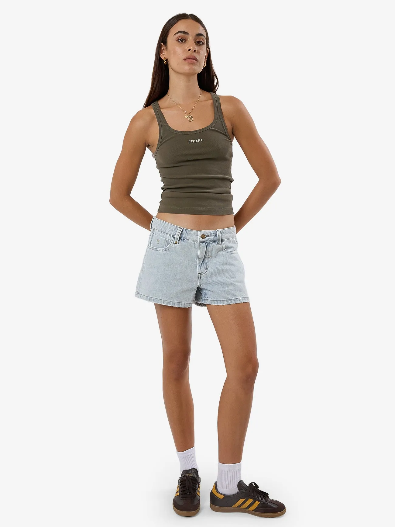 Minimal Thrills Scoop Tank - Tarmac sold by Thrills product image thumbnail 5