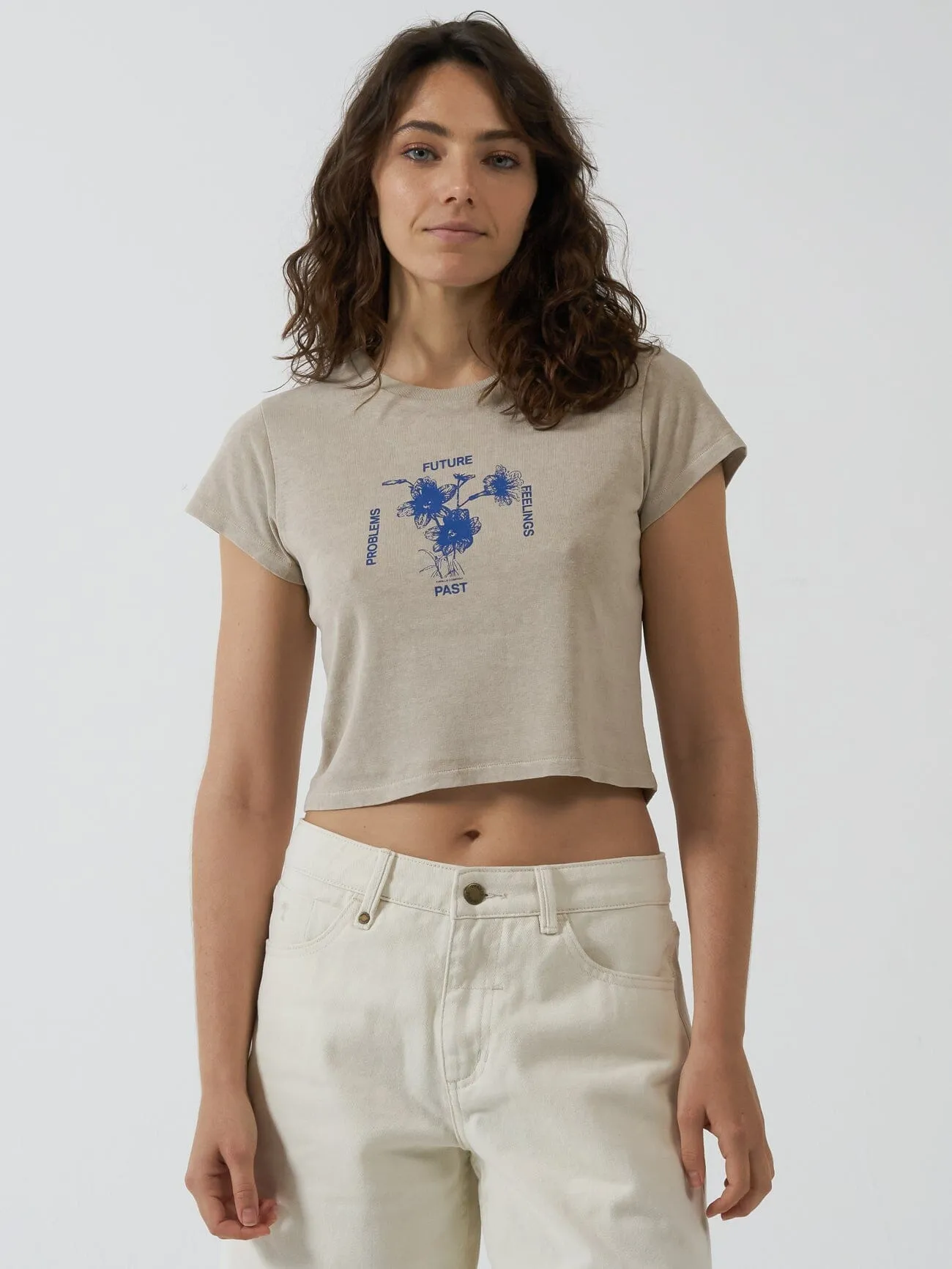 Future Problems Hemp Mini Tee - Smokey Taupe sold by Thrills product image thumbnail 2