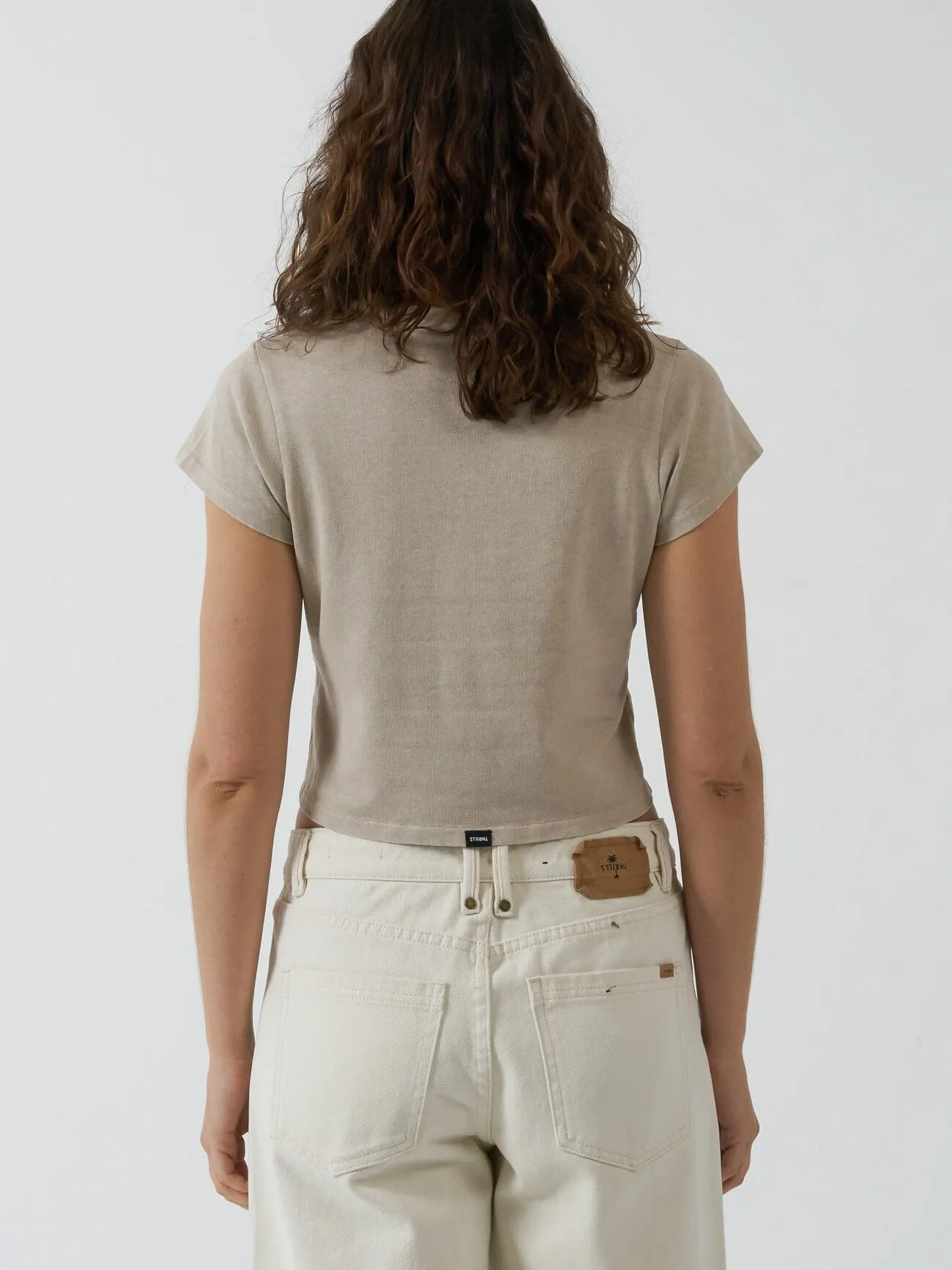 Future Problems Hemp Mini Tee - Smokey Taupe sold by Thrills product image thumbnail 3