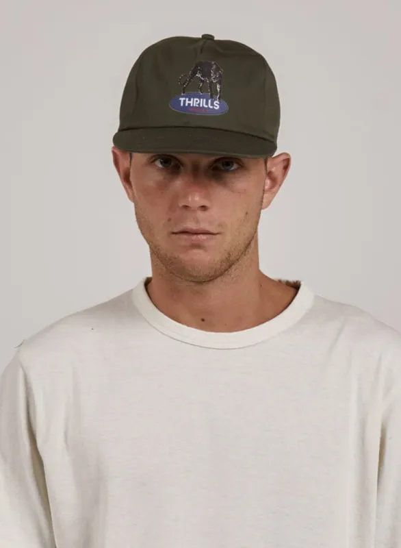 Lurker 5 Panel Cap - Tarmac sold by Thrills