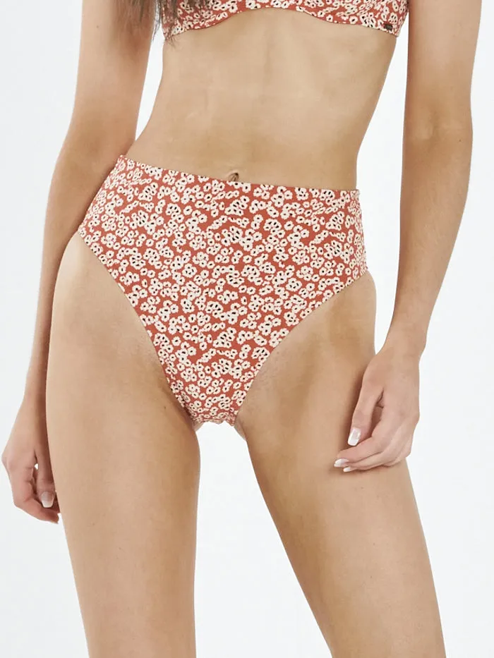 Mallory High Cut Bikini Bottom - Red sold by Thrills