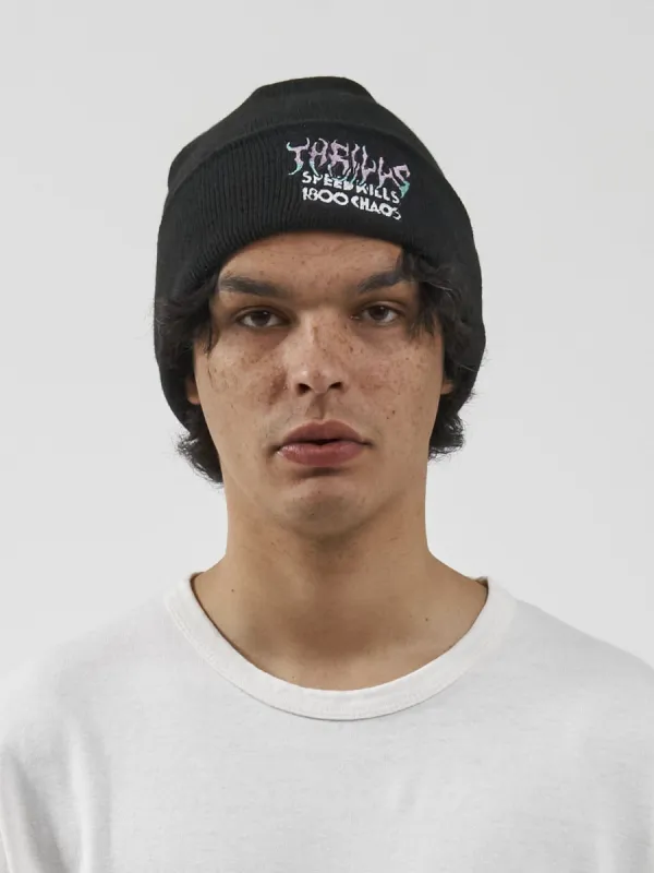 Speed Killer Beanie - Black sold by Thrills