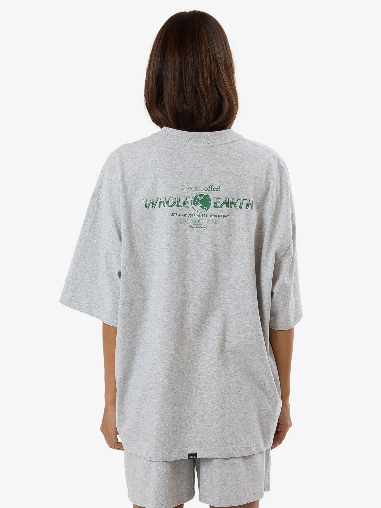 Special Offer Oversized Tee - Snow Marle sold by Thrills product image thumbnail 2