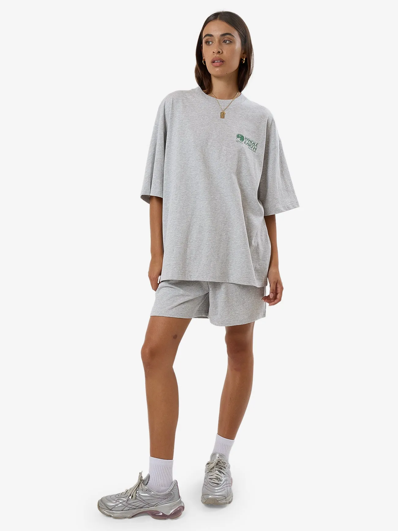 Special Offer Oversized Tee - Snow Marle sold by Thrills product image thumbnail 5
