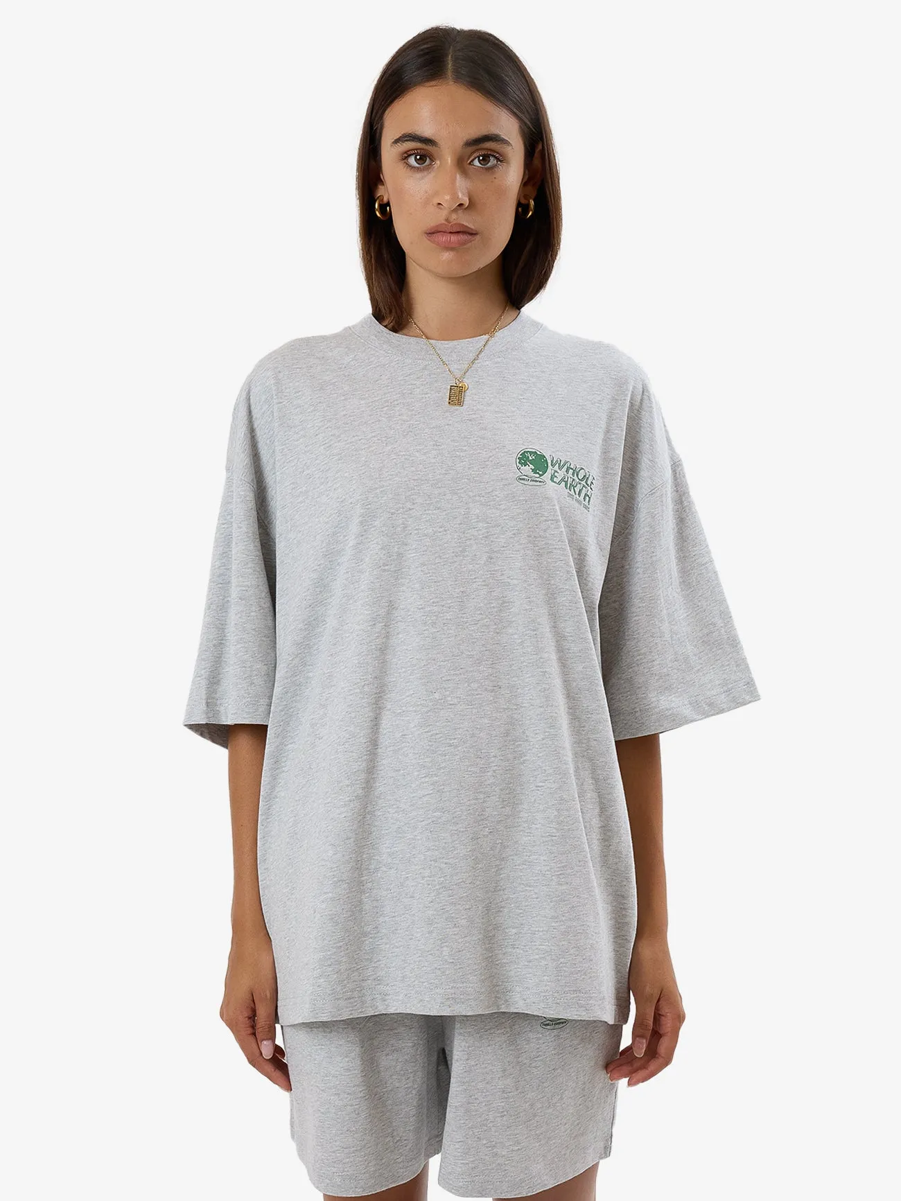 Special Offer Oversized Tee - Snow Marle sold by Thrills